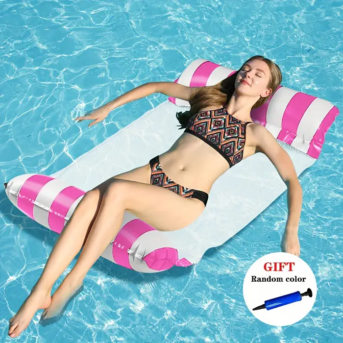 Canapé d'eau de natation hamac gonflable tapis gonflable d'eau flottant accessoires de fête à la pis