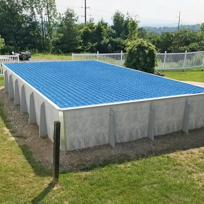 Couverture solaire à bulles pour piscine