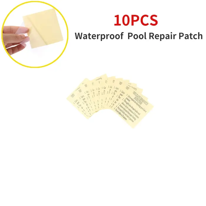 Patchs de réparation de piscine auto-adhésifs, doublure de piscine imperméable, patchs de réparation
