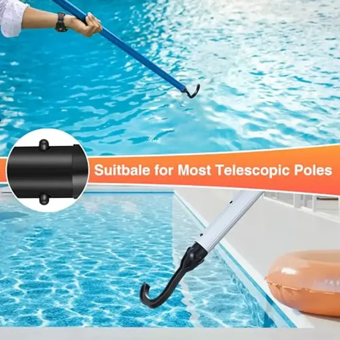 Accessoire de piscine, outil de crochet de piscine