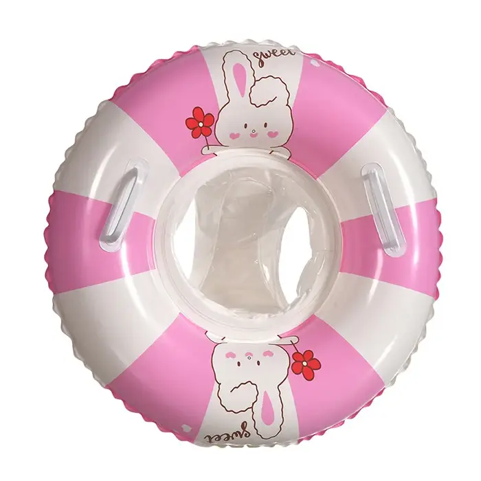 Bouée de bain pour bébé avec pare-soleil, jouets de baignoire pour enfants, cercle de natation pour 