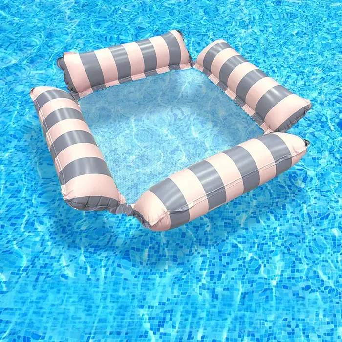 Matelas flottant gonflable en PVC pour piscine