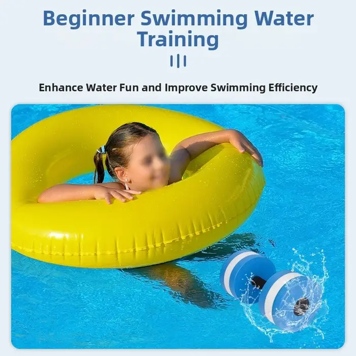 Haltères aquatiques en mousse flottants pour la natation