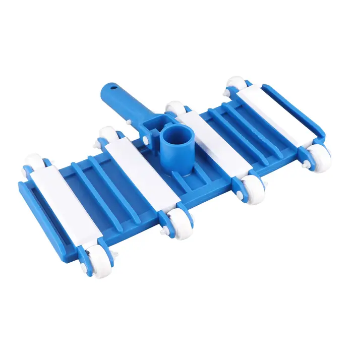 Tête d'aspirateur de piscine de 14 pouces avec roues et poignée détachable