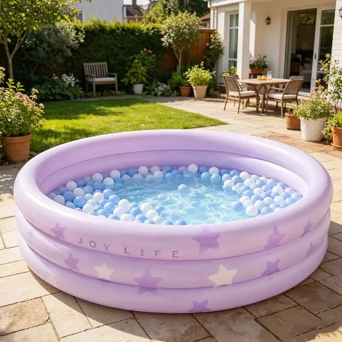 Piscine gonflable ronde de jardin