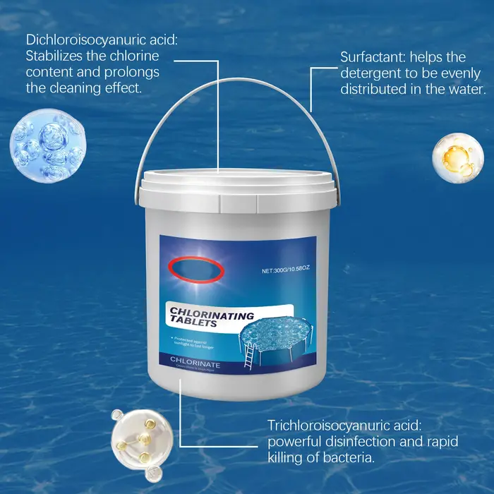 Poudre de chloration pour piscine 300g