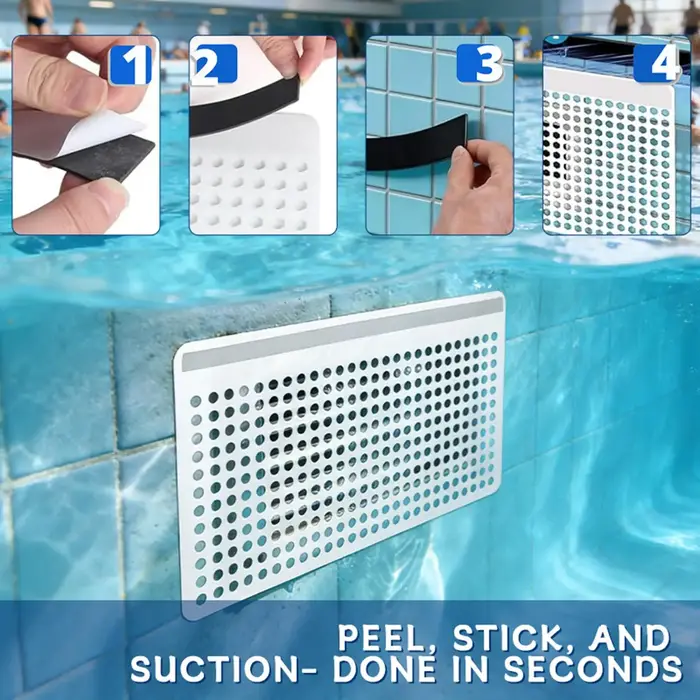 Couverture de filet de ramassage de feuilles pour piscine en PVC durable