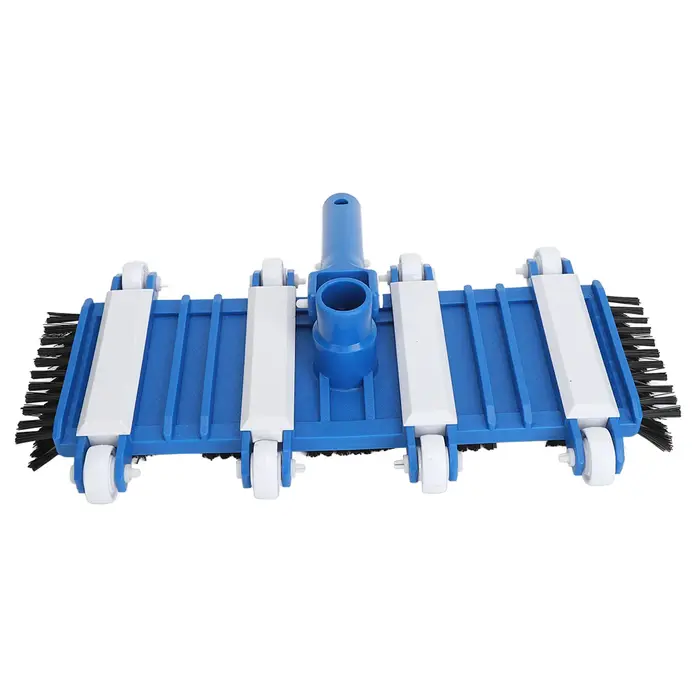 Tête d'aspirateur de piscine en PVC avec brosse