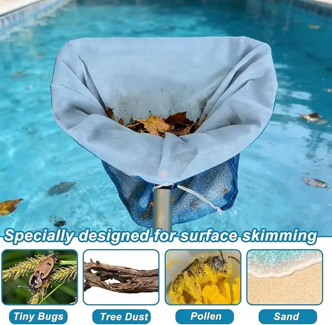 Sac en filet pour remplacement de la épuisette de piscine
