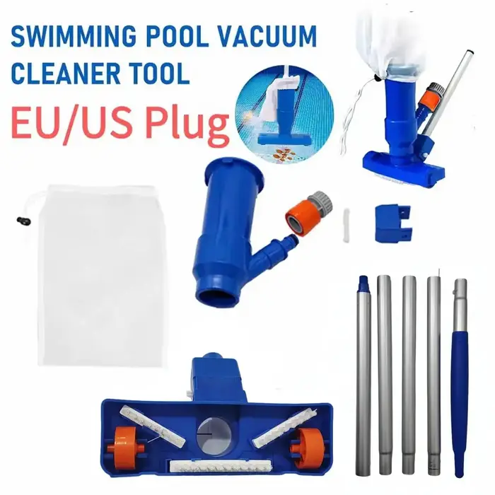 Tête d'aspirateur de piscine avec sac de brosse