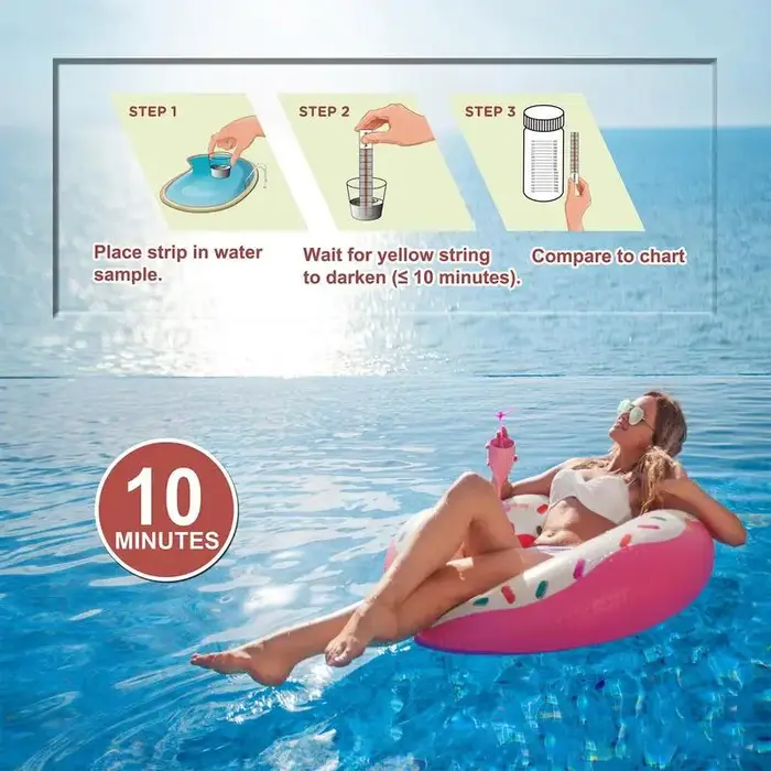 Kit de bandelettes de test d'eau