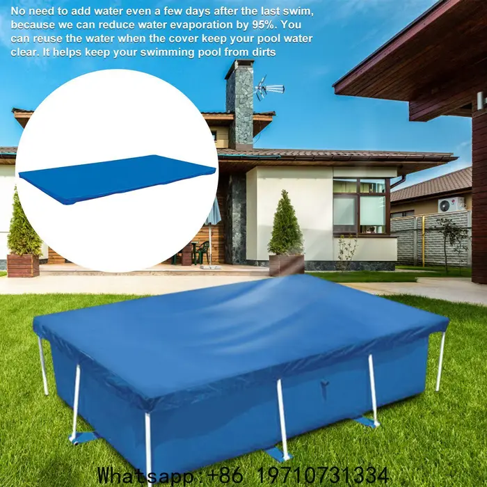 Couverture de piscine rectangulaire robuste pour l'hiver