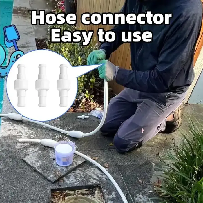 Kit de raccordement de tuyau de piscine efficace
