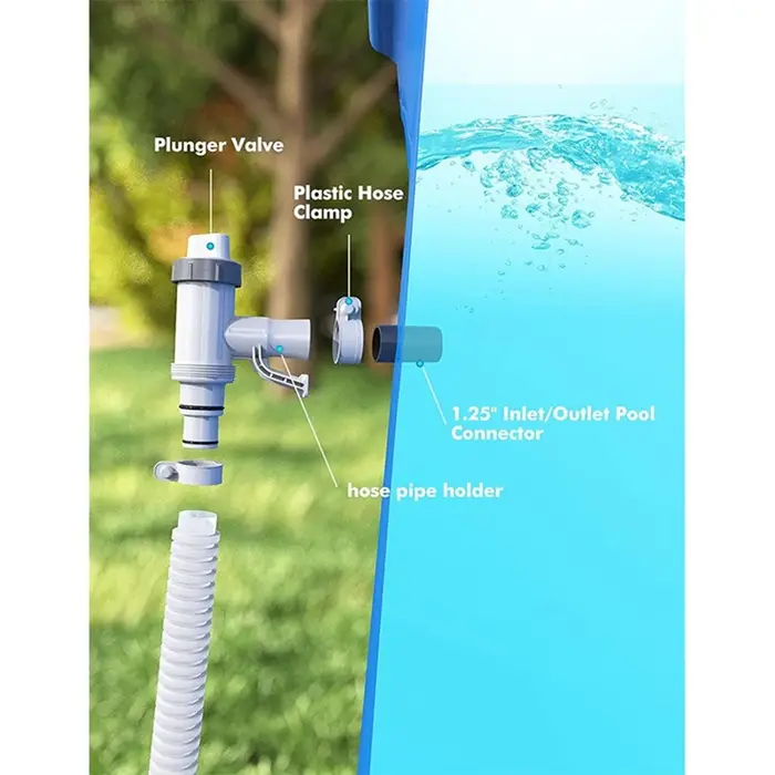 Adaptateur de tuyau de piscine