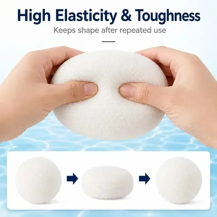 Boules filtrantes réutilisables pour piscine