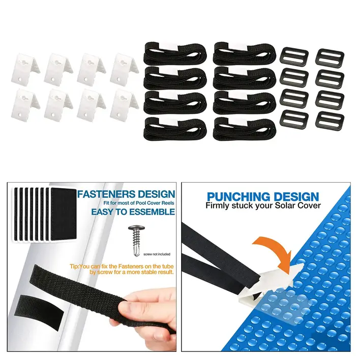Sangles de serrage de couverture de piscine