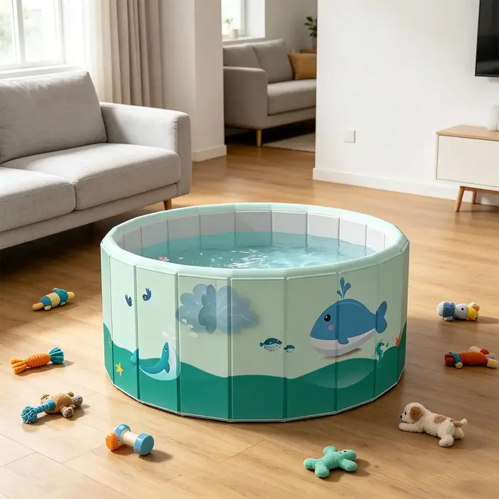 Piscine pliable non gonflable en PVC