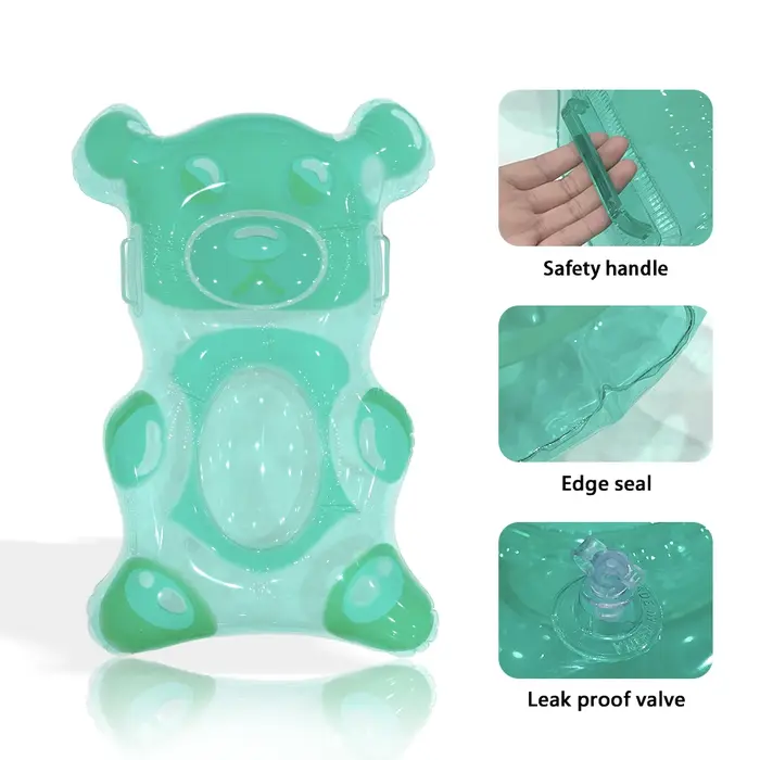 1 pièce Flotteur gonflable en forme d'ours gommeux pour enfants