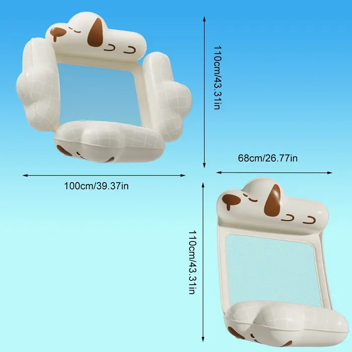 1 chaise longue gonflable pour piscine