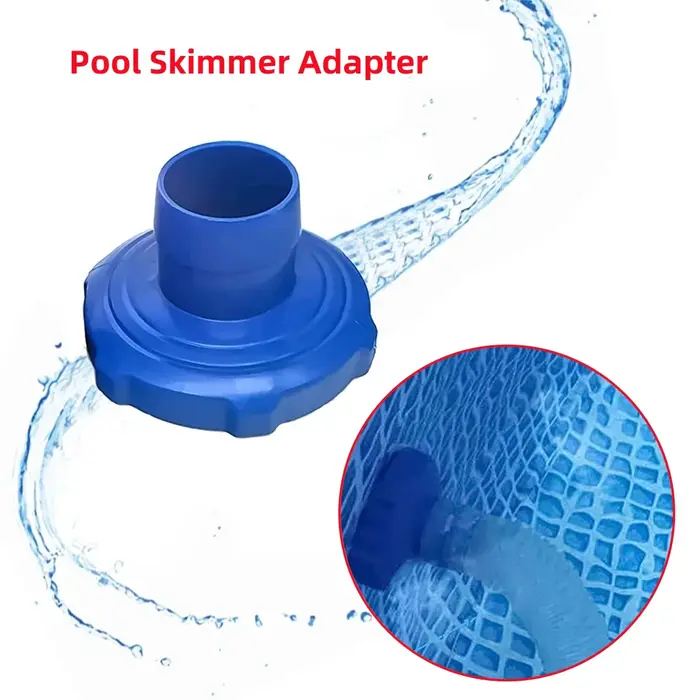 1 jeu d'adaptateur d'écumoire de piscine et Tube de montage mural
