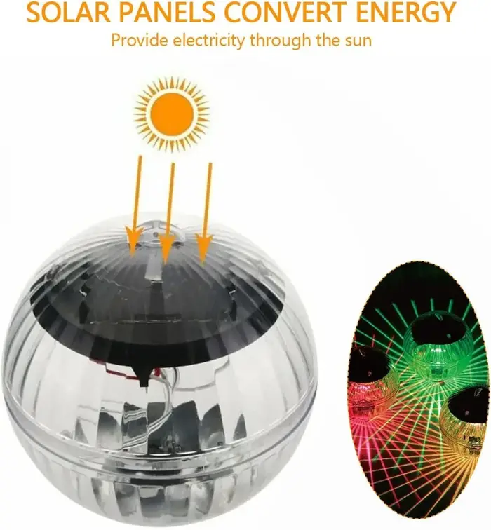 Lampe solaire flottante Led