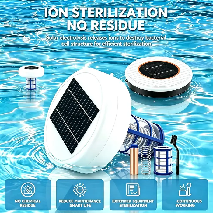 Ioniseur solaire pour piscine
