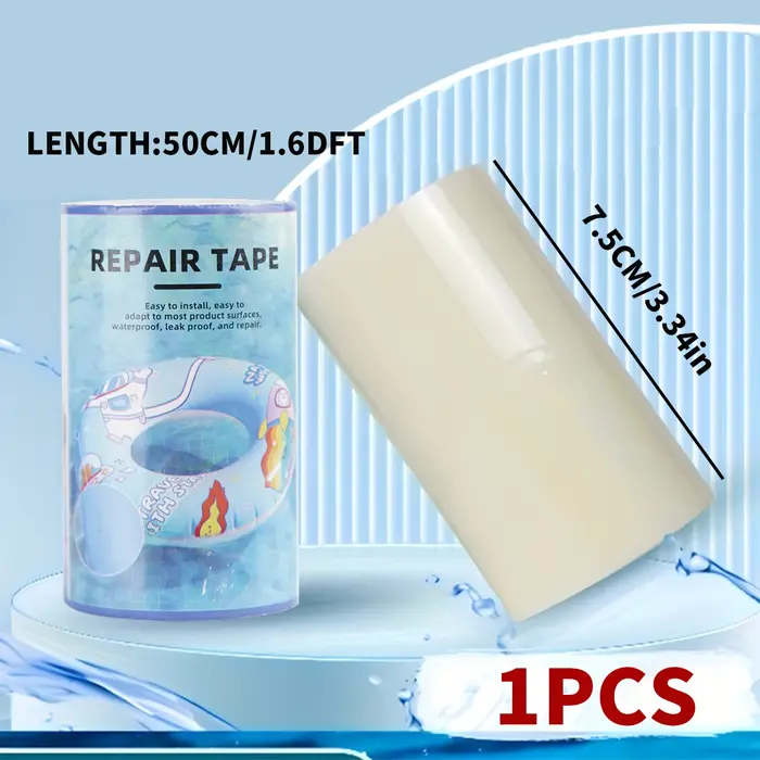 Bande de réparation étanche en TPU, jouet gonflable Transparent auto-adhésif, patchs de piscine pour