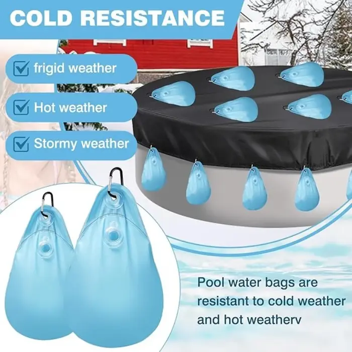 Poids de couverture de piscine 23 x 34 cm