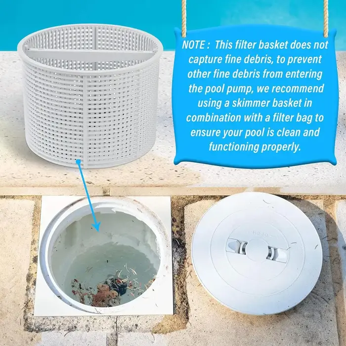 Panier de skimmer pour piscine enterrée