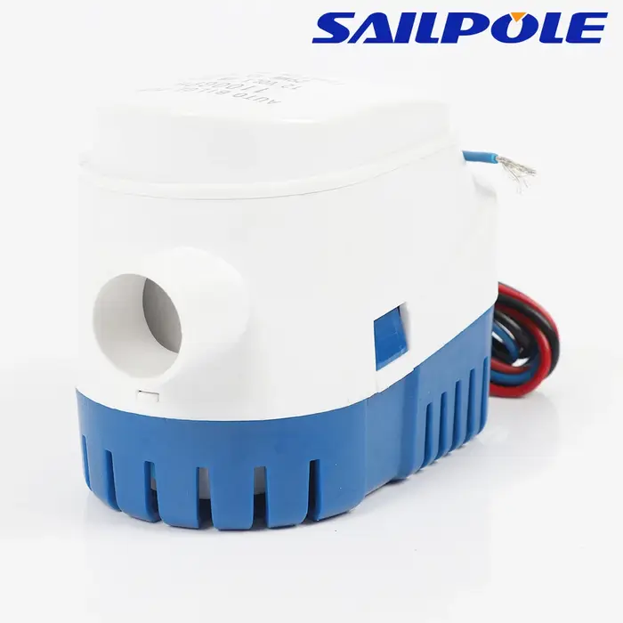 Sailpole 600/750/1100GPH pompe de cale 12V 24V DC pompe à eau électrique Submersible automatique ave