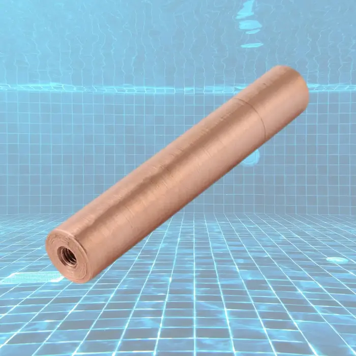 Anode solaire en cuivre pour piscine solaire, nettoyeur d'algues 02/10/2018, remplacement du clarifi