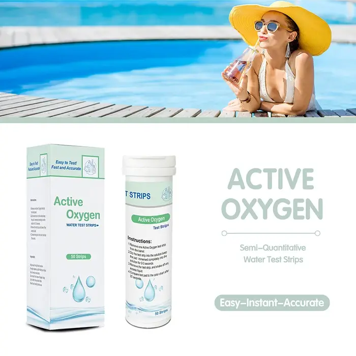 Bandes de test de détection d'oxygène actif