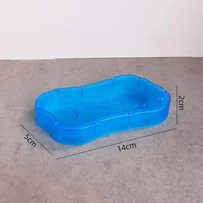 Xm 1 pièce, nouveau modèle de mini piscine bleue, ornement de scène miniature pour maison de poupée,