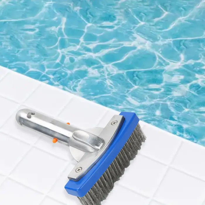 Brosse en acier inoxydable pour piscine, équipement de livres muraux, sécuritaires de spa, 5,5 pouce