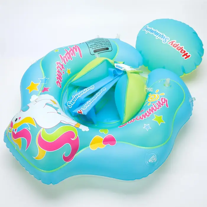 Piscine avec toit pour bébé, cercle sujet pour enfants, Airbag haut, pare-soleil Anti-renversement,