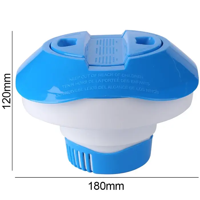 Distributeur de flotteur de chlore de piscine rétractable de 8 pouces/flotteur de bromo