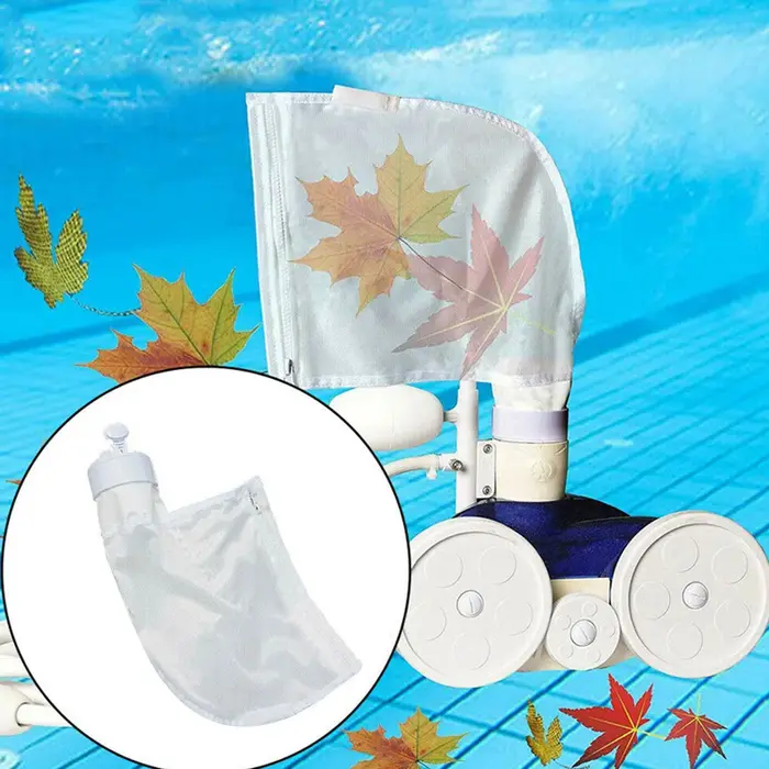 Sac filtrant à fermeture éclair pour nettoyeur de piscine