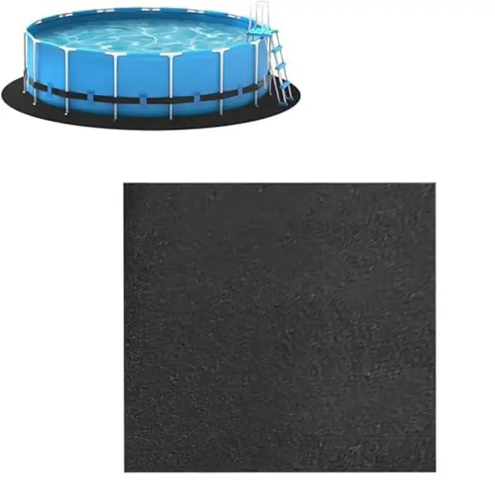 Tapis de revêtement de piscine au sol carré, tapis de rembourrage de piscine, tapis en tissu de Prot