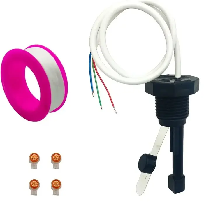 1X 520736 interrupteur de débit de piscine avec ruban brut/terminales pour générateur de chlorinateur de sel avec capacités de détection sensibles