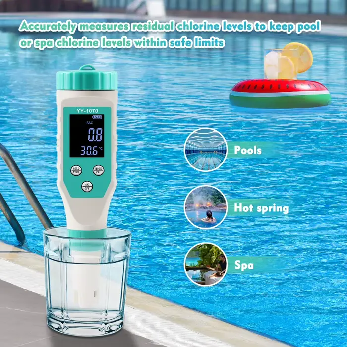 Yieryi-Testeur professionnel de la qualité de l'eau, analyseur de la qualité de l'eau, piscine combi