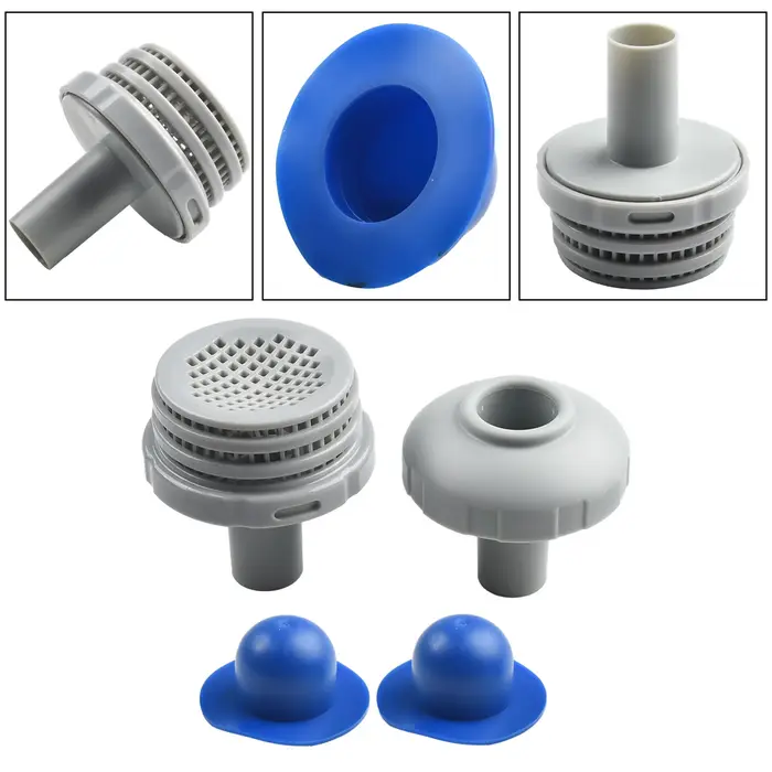 Kit d'assemblage d'entrée et de sortie de piscine pour modèles INTEX hors sol avec raccord de tuyau de 32 mm et
