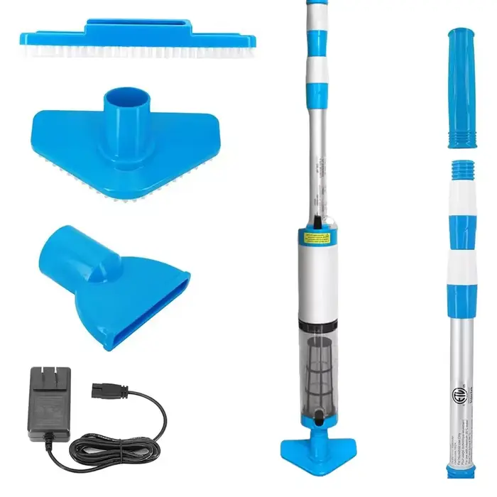 Aspirateur de piscine sans fil rechargeable 3 en 1, aspirateur de piscine portatif adapté aux spas, 