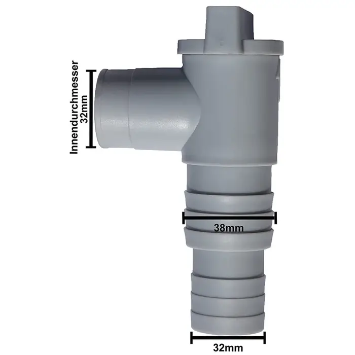Adaptateur de pompe de filtre de piscine en PVC, Valve à piston marche/arrêt Durable de 32mm, rempla