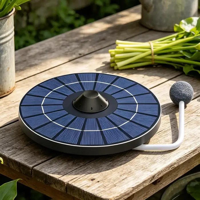 Pompe à air portable solaire pour bassin
