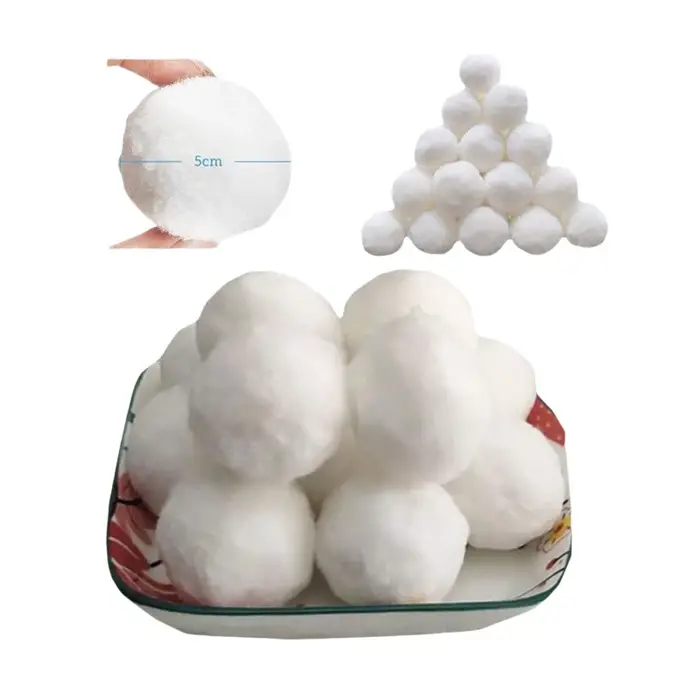 Boules de nettoyage de filtre de piscine 500g, boules de purification d'eau en fibres pour filtre d'