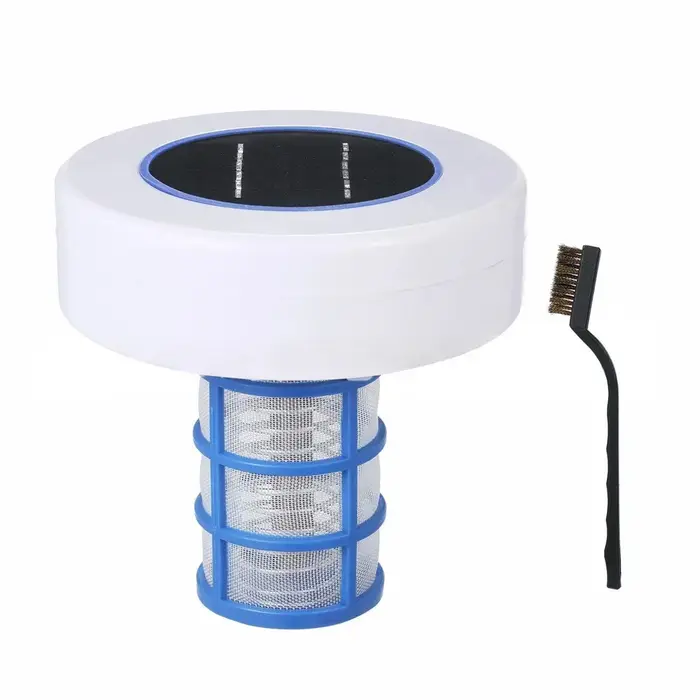 Ioniseur de piscine à énergie solaire pour étang extérieur, nettoyage de piscine à ions argentés, fo