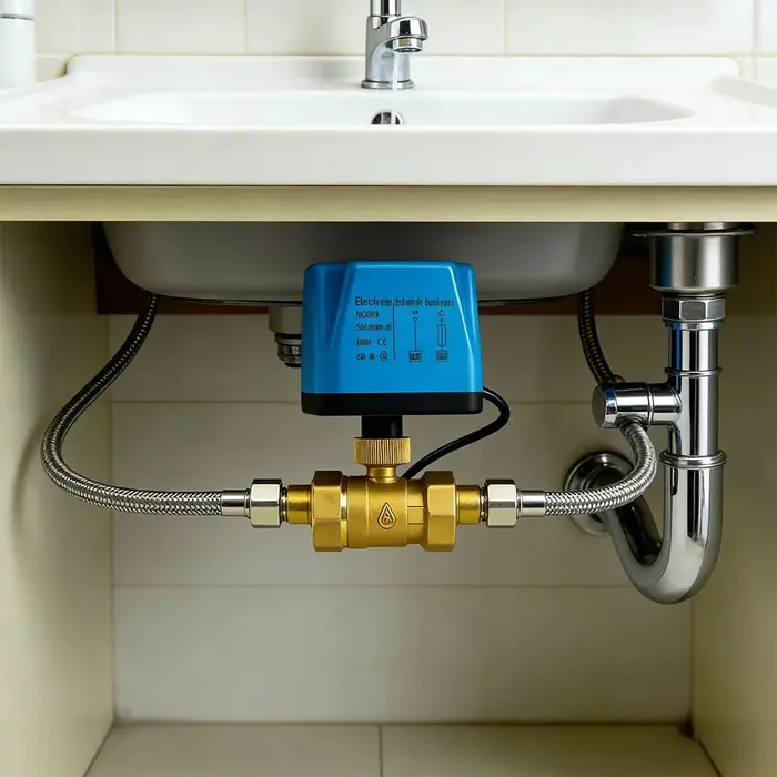 Vanne à boisseau sphérique électrique motorisée normalement fermée/ouverte 1/2'' 3/4'' 1'' 2'' 110V 220V 12V 24V 2 fils en laiton pour électrovanne d'eau