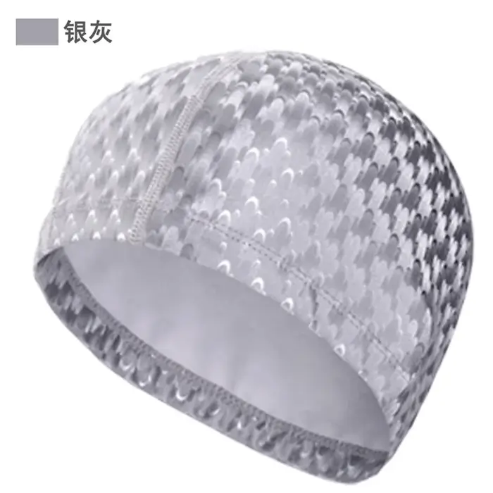Chapeau de piscine en PU pour hommes/femmes adultes