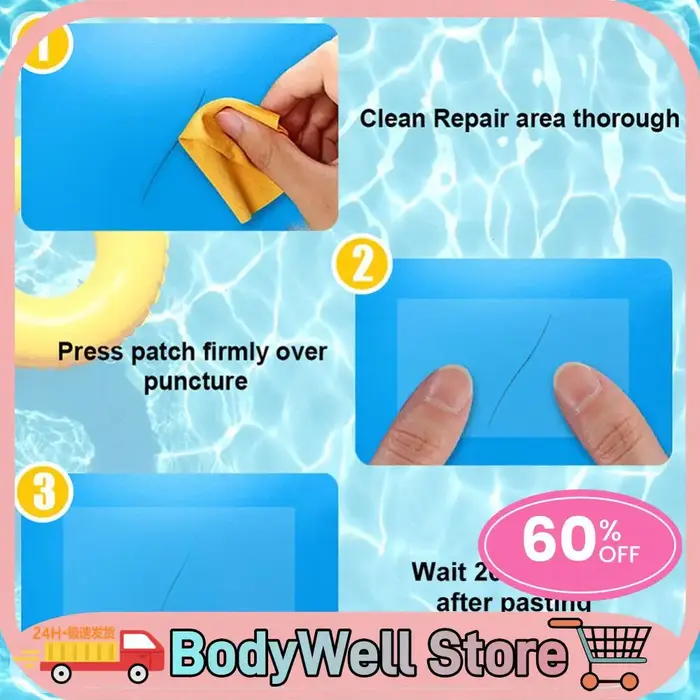 Patch de réparation de piscine, autocollants imperméables auto-adhésifs pour réparation de revêtemen
