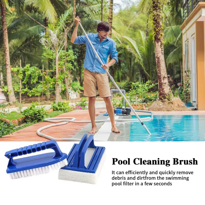 Brosse pour piscine et bains chauds, éponges murales, accessoire de nettoyage